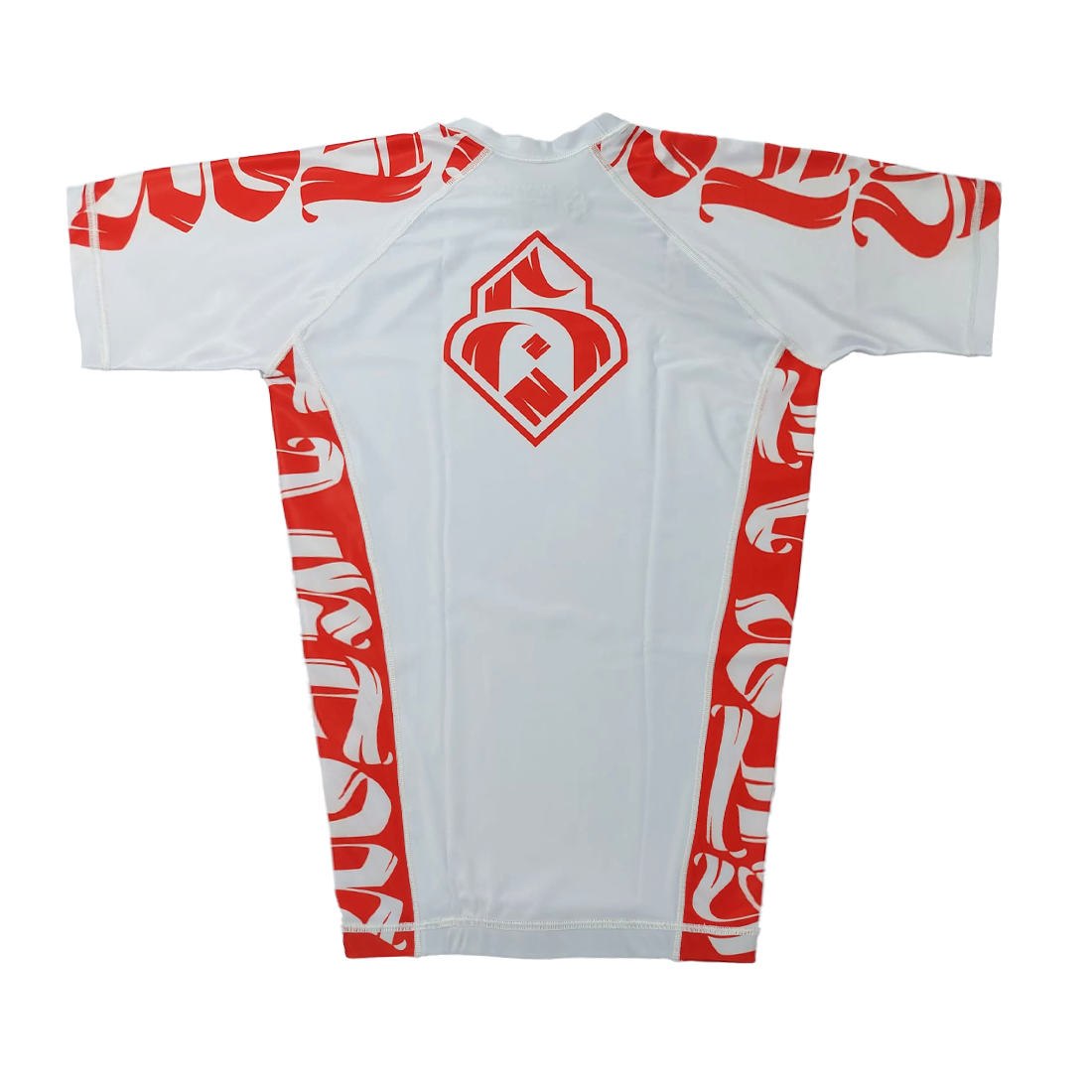 White & Red Rashguard